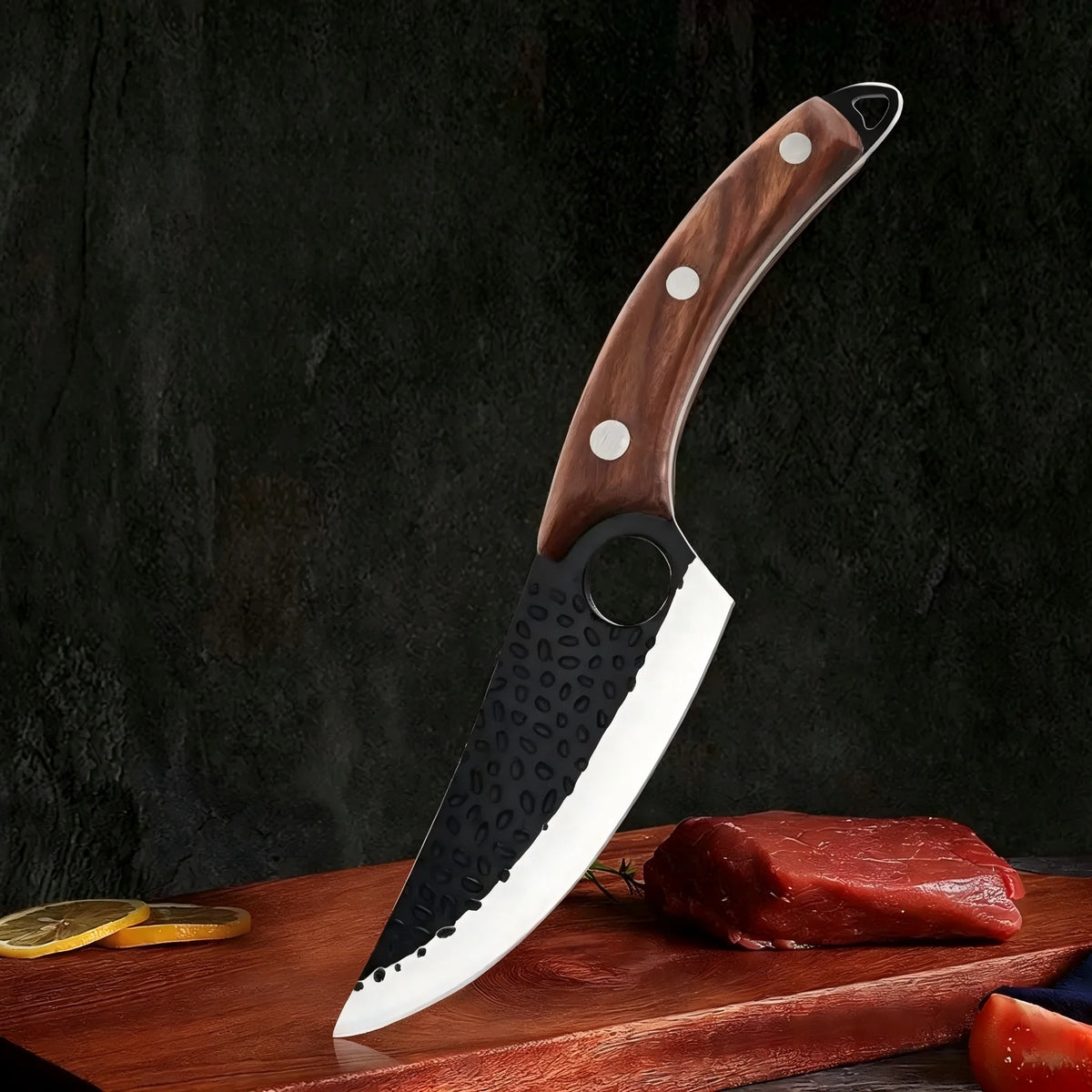 Hand Forged Boning Knife – High Carbon Steel Butcher Knife Boning Knife Axl