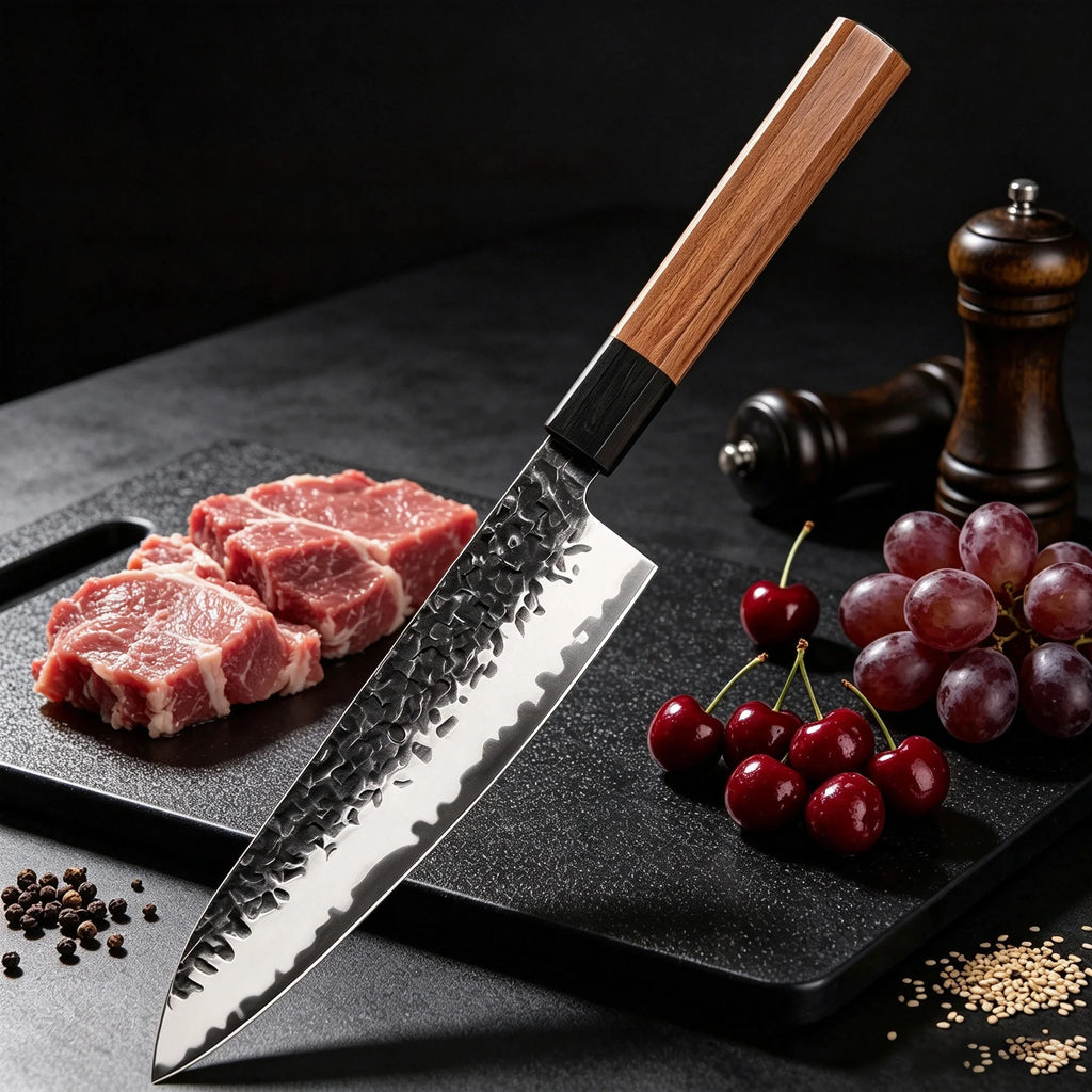 Japanese Gyuto Chef Knife – Sharp Stainless Steel Kitchen Knife Gyuto Chef Knife Axl