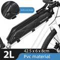 2L Waterproof Bike Top Tube Bag – Extended Cycling Travel Bag Bike Frame Bag Axl Black 2L