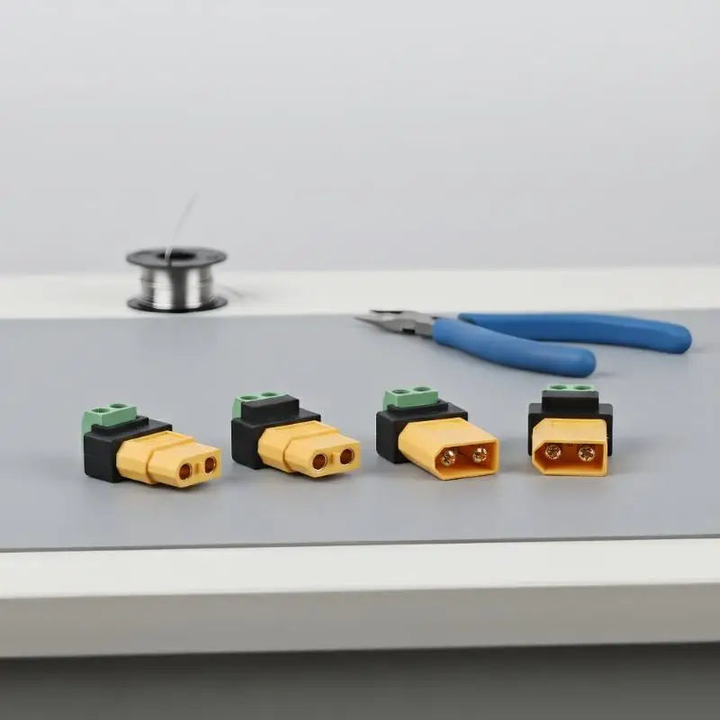 XT60 to 2-Pin Terminal Adapter – Solderless Charging Connector Charging Connector Adapter Axl