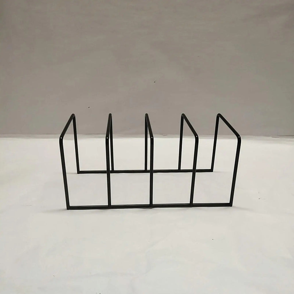 Black Iron Vinyl Record Stand & Desk Organizer Rack Vinyl Record Stand Axl