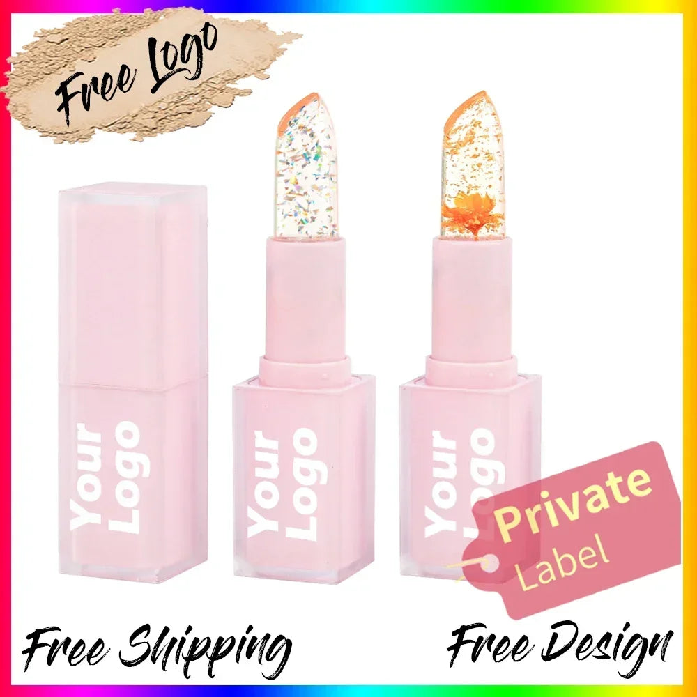 Crystal Jelly Lip Balm – Color-Changing Gold Foil Moisturizer Jelly Lip Balm Axl