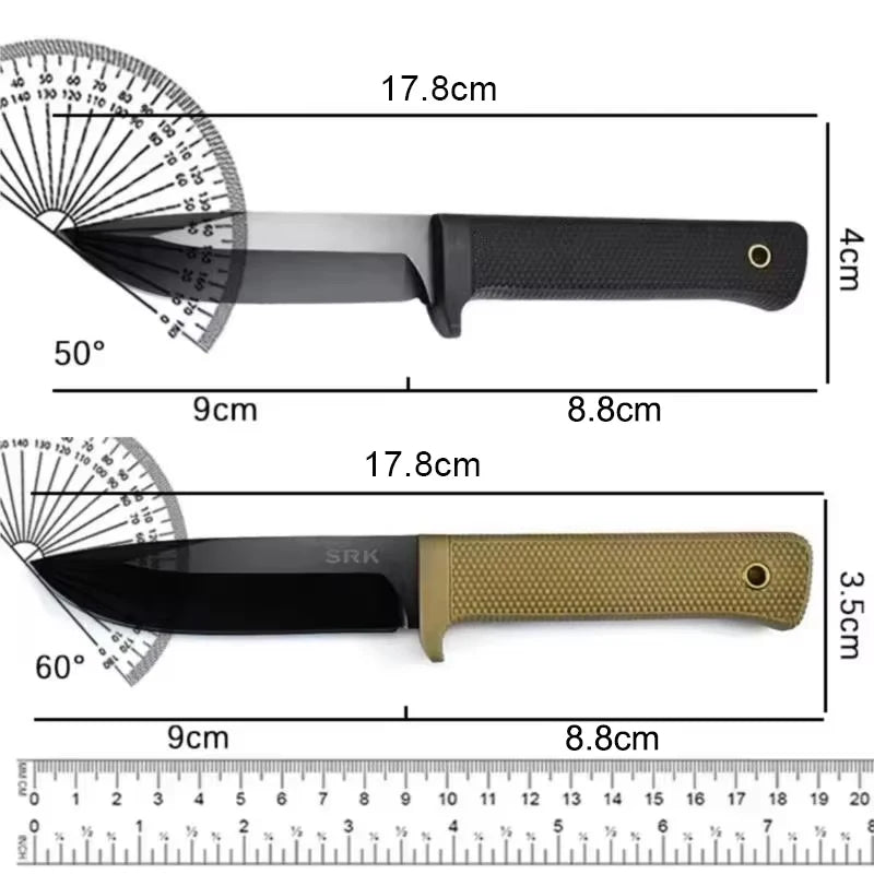 SKR-3 Fixed Blade Knife | Glass Fiber Nylon Handle EDC Tool Fixed Blade Knife Axl