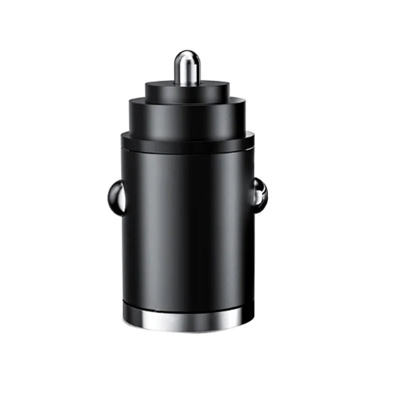 Mini 100W USB-C Car Charger – PD & QC Fast Charging Adapter Car Phone Charger Axl Black