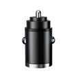 Mini 100W USB-C Car Charger – PD & QC Fast Charging Adapter Car Phone Charger Axl Black