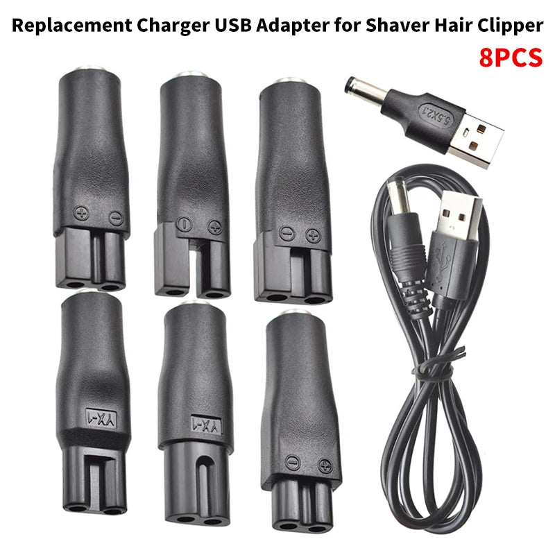 5V USB Replacement Charger Cable for Shaver & Hair Clipper USB Charger Cable Axl