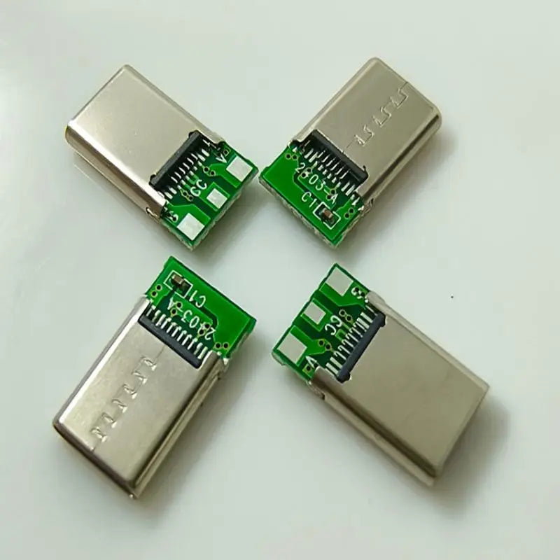 PD 3-Wire Type-C Laptop Connector 3-Pin with Capacitor USB-C Charging Connector Axl