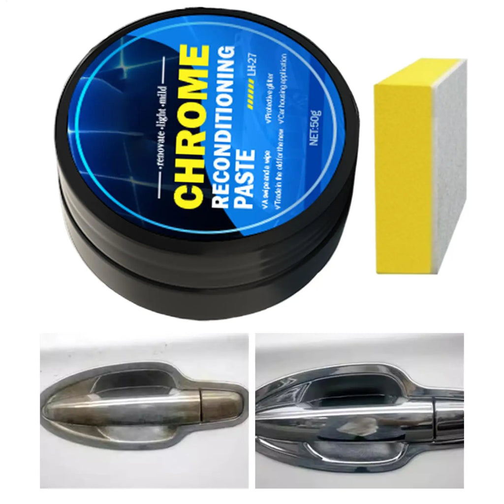Chrome Metal Polish Paste – Car Scratch & Rust Restorer 50g Chrome Metal Polish Axl