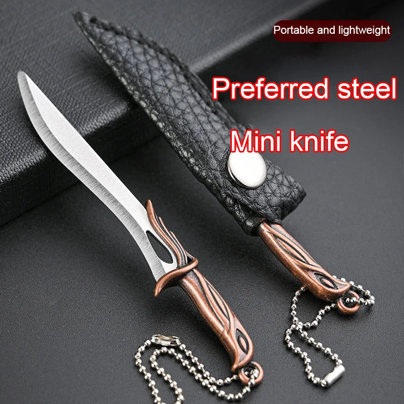 Mini Keychain Pocket Knife – Stainless Steel EDC Box Cutter Keychain Pocket Knife Axl