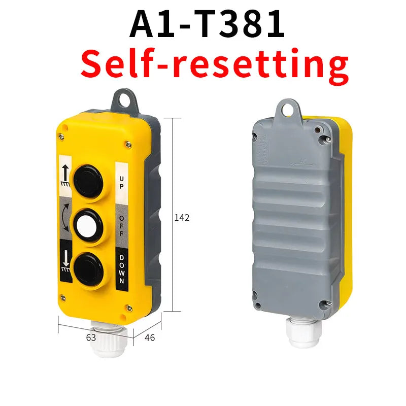 IP65 Waterproof Push Button Switch – Crane & Tail Lift Control Push Button Switch Axl A1-T381