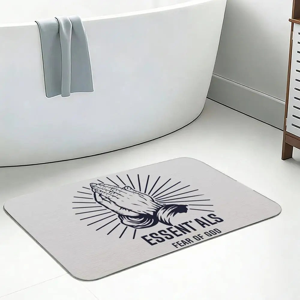 Diatomite Bath Mat – Quick Dry, Absorbent & Anti-Slip Diatomite Bath Mat Axl