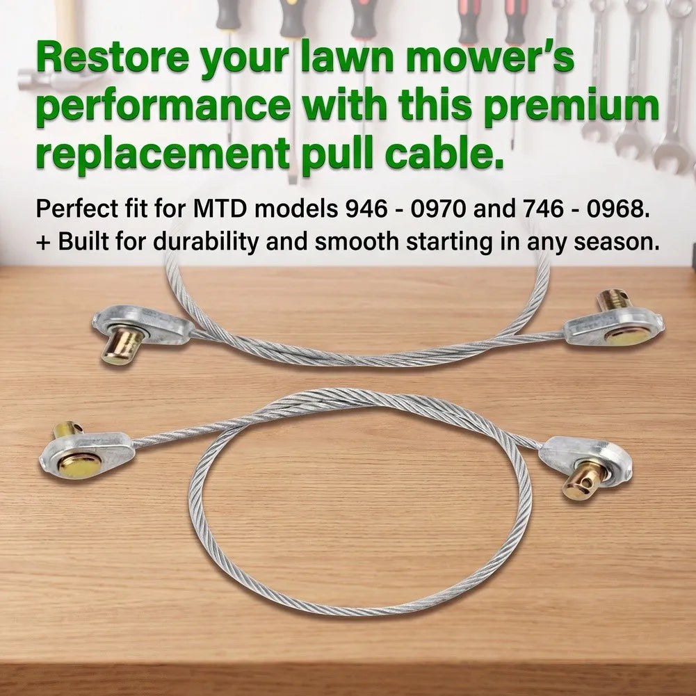 Lawn Mower Deck Lift Cable 16-1/4" for Craftsman Tractors Mower Deck Cable Axl