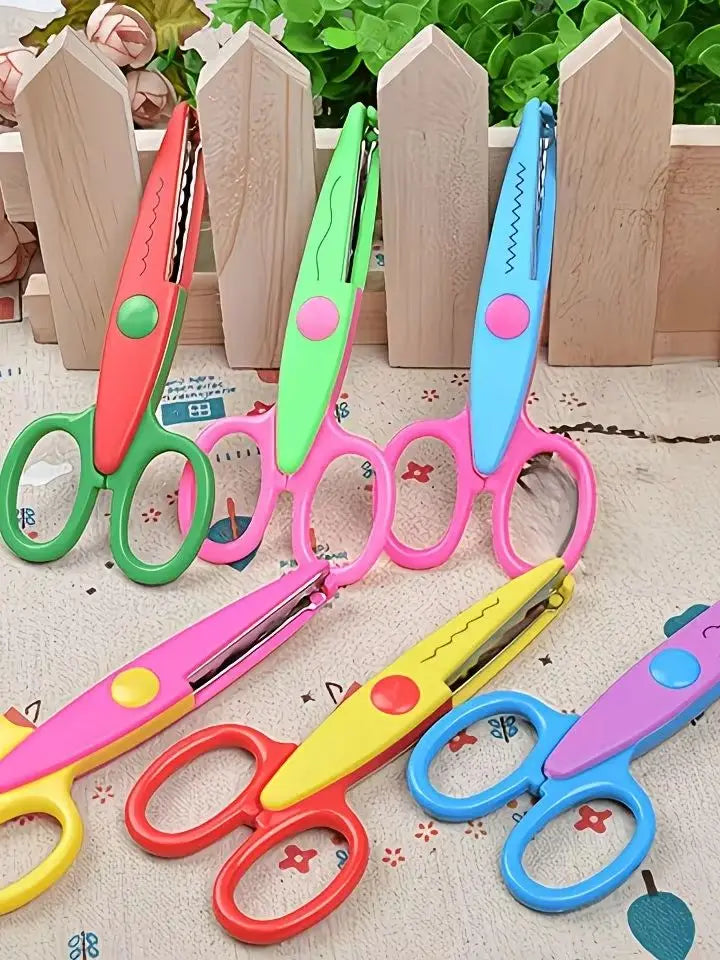 DIY Decorative Lace Scissors – Safe Art Craft Scissors for Kids Decorative Craft Scissors Axl