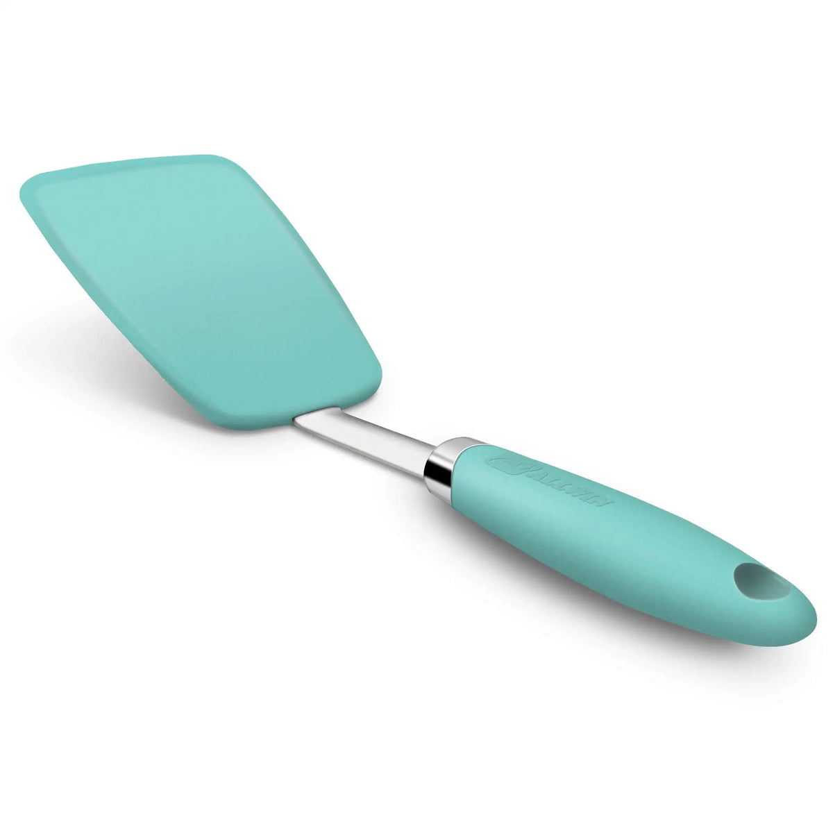 13" Flexible Silicone Spatula | Heat-Resistant Non-Stick Turner Silicone Spatula Axl Lakeblue