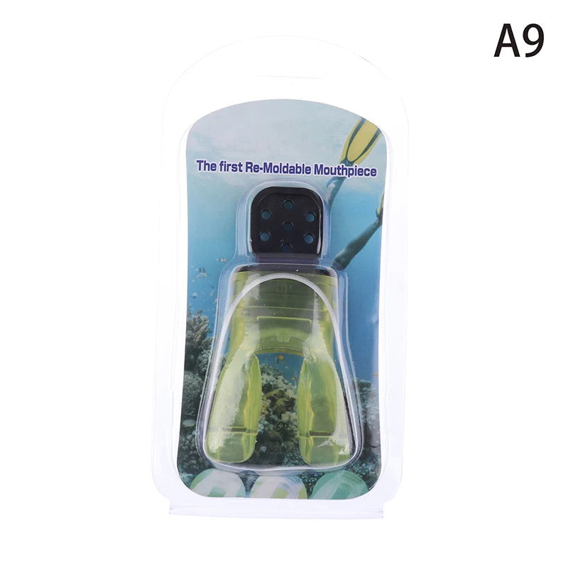 Silicone Scuba Snorkel Mouthpiece – Moldable Bite Regulator Diving Mouthpiece Axl A9