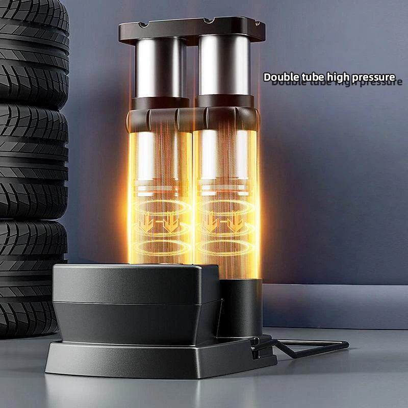 High-Pressure Electric Foot Pump for Car & Motorcycle Tires Tire Inflation Pump Axl