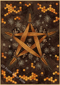 Kitchen Witchery Retro Witch Poster – Kraft Paper Wall Art Wall Art Poster Axl 31 A3 16.5x11.8inch