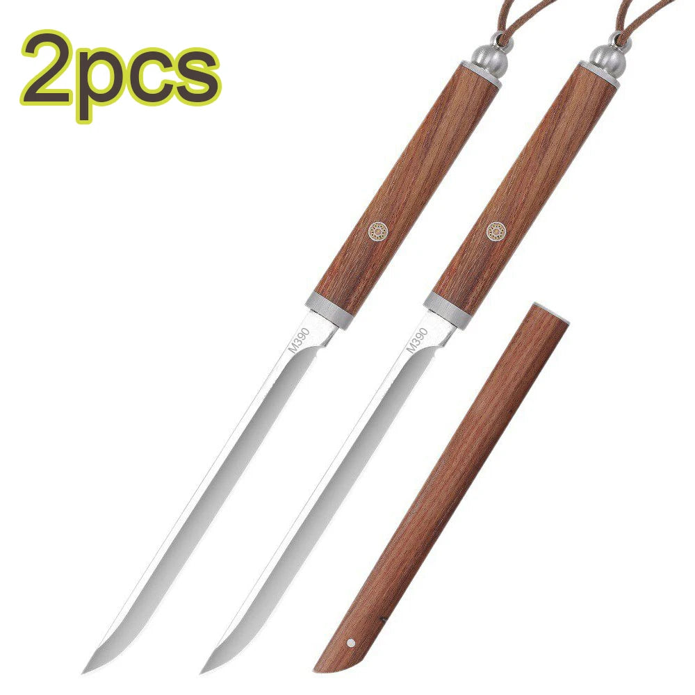 Carbon Steel Kitchen Knife Set – Chef, Boning & BBQ Blade Kitchen Knife Set Axl 2pcs A