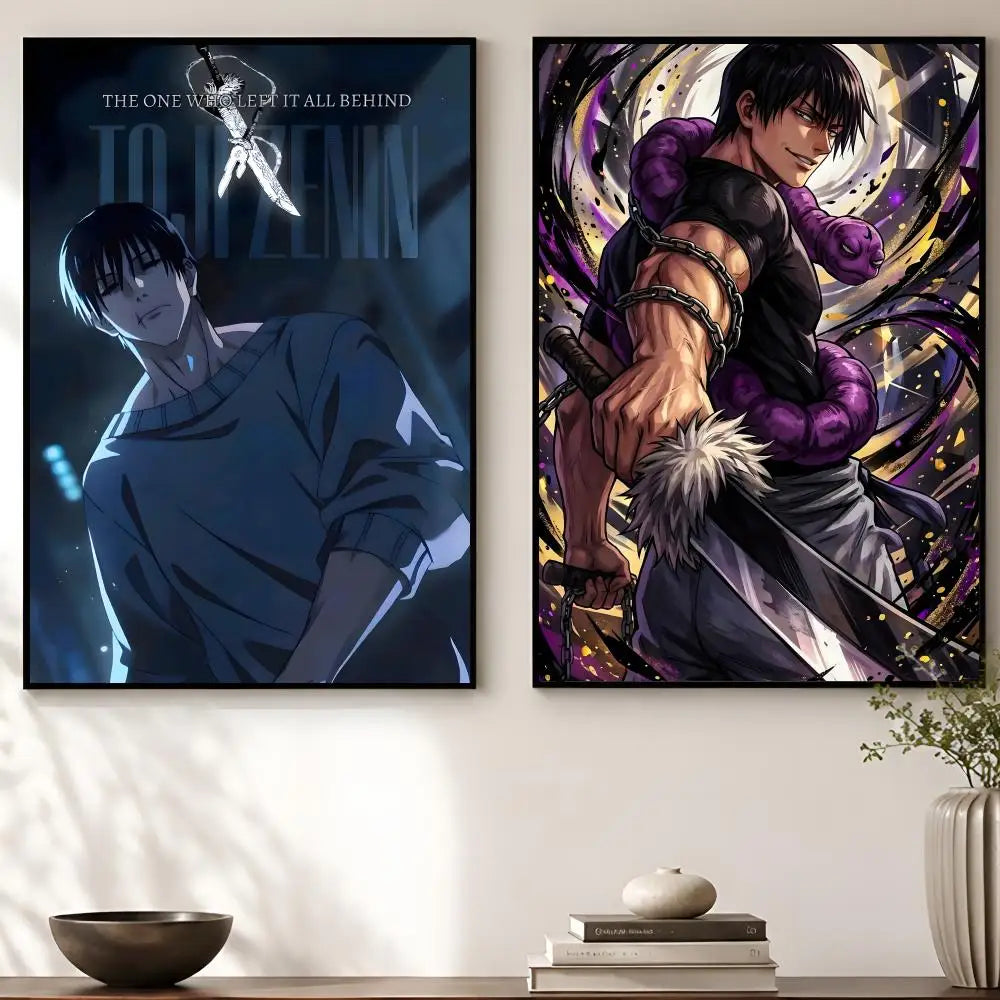 Fushiguro Toji Anime Wall Poster – Self-Adhesive HD Art Print Anime Wall Poster Axl