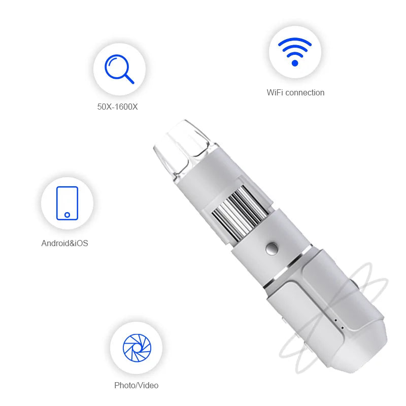 WiFi Digital Microscope 1600X – Wireless Magnifier Beauty Tool WiFi Digital Microscope Axl