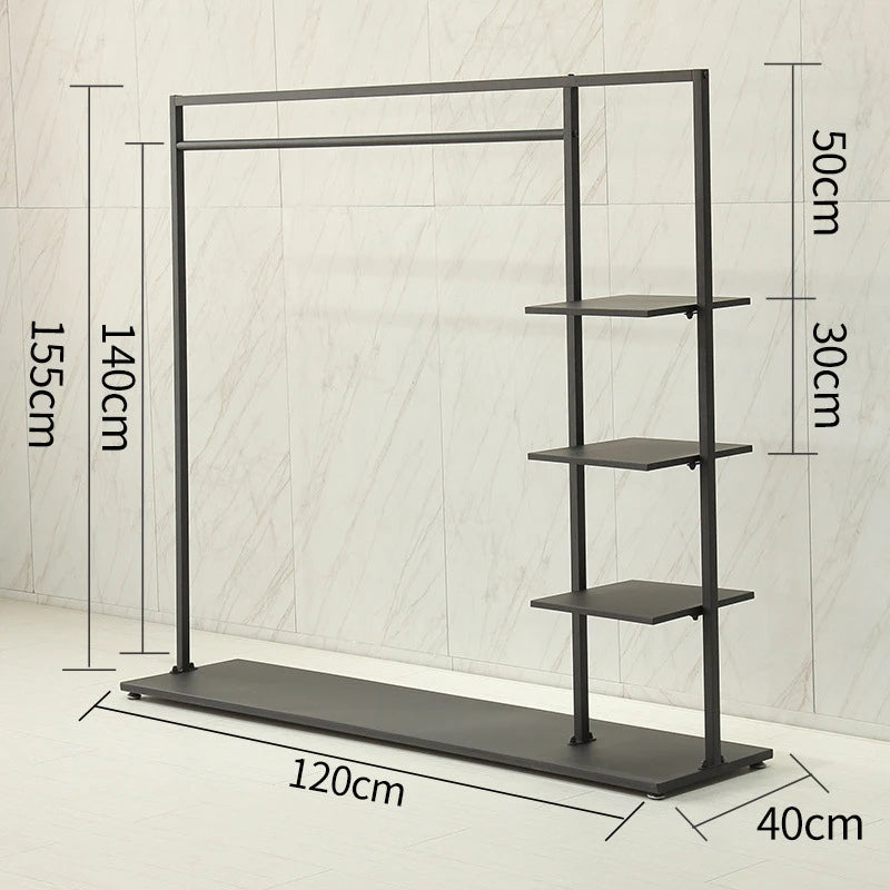 Portable Large Laundry Drying Rack – Balcony Clothes Organizer Laundry Drying Rack Axl Medium-Black