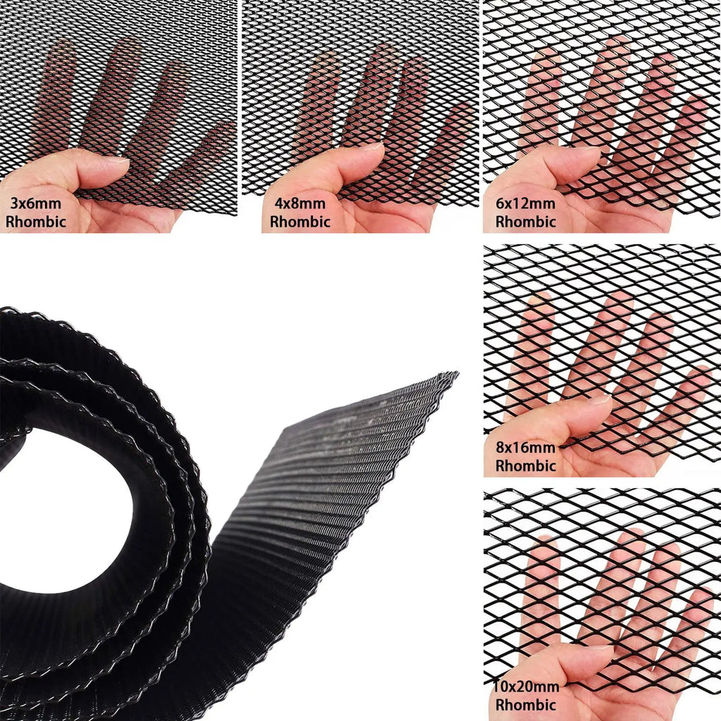 Trimmable Aluminum Car Grille Mesh Roll 100x33cm | Universal Car Grille Mesh Axl