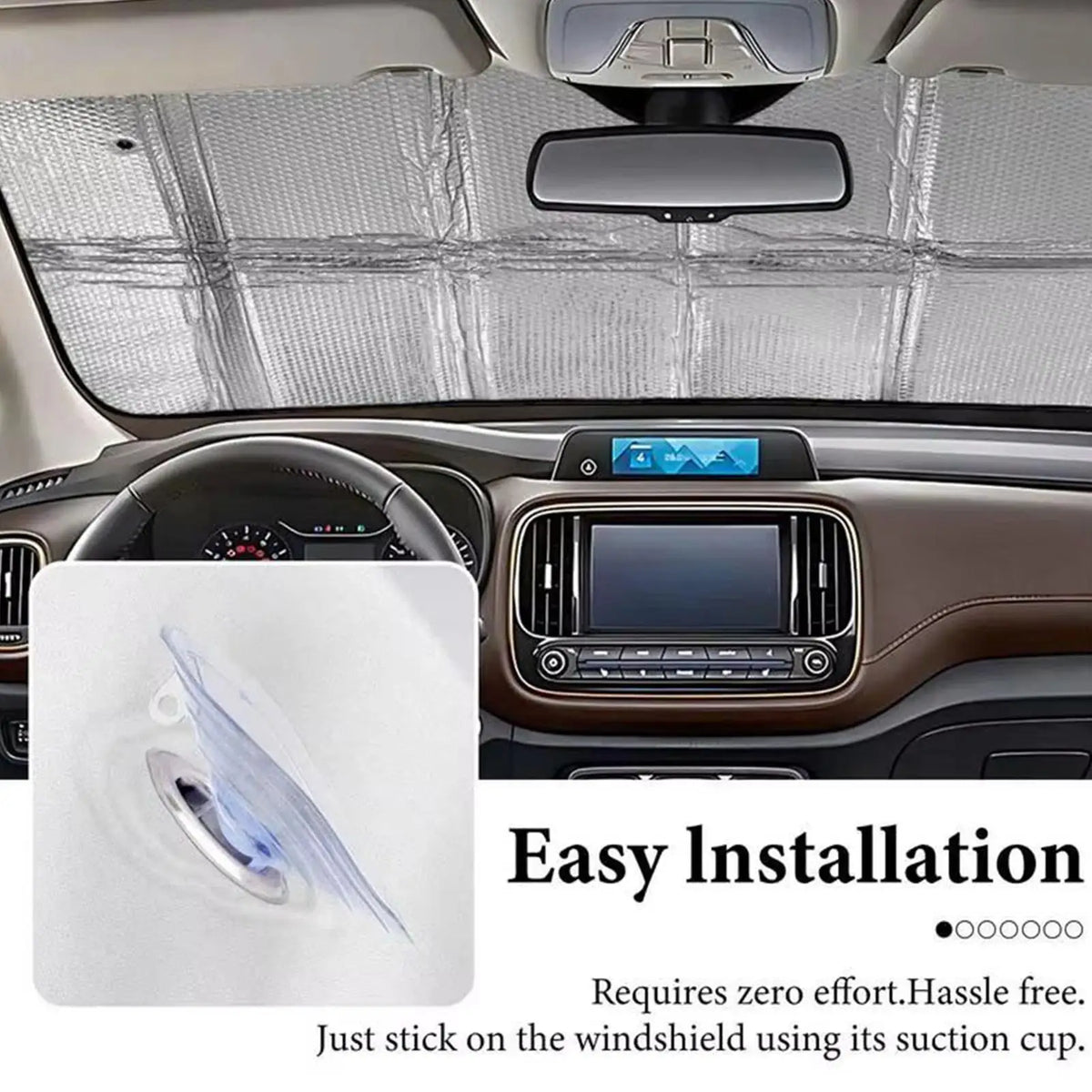 Cartoon Eyes Foldable Car Windshield Sun Shade | UV Protection Windshield Sun Shade Axl