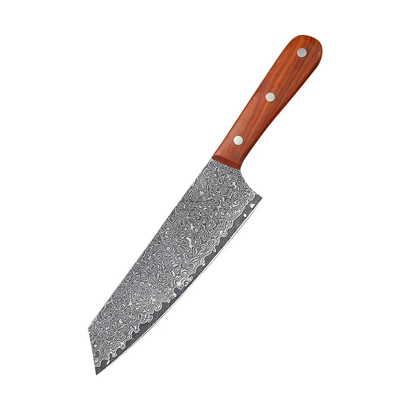 InLeung Damascus Chef Knife – Sharp Stainless Steel Kitchen Blade Chef Kitchen Knife Axl cleaver knife A