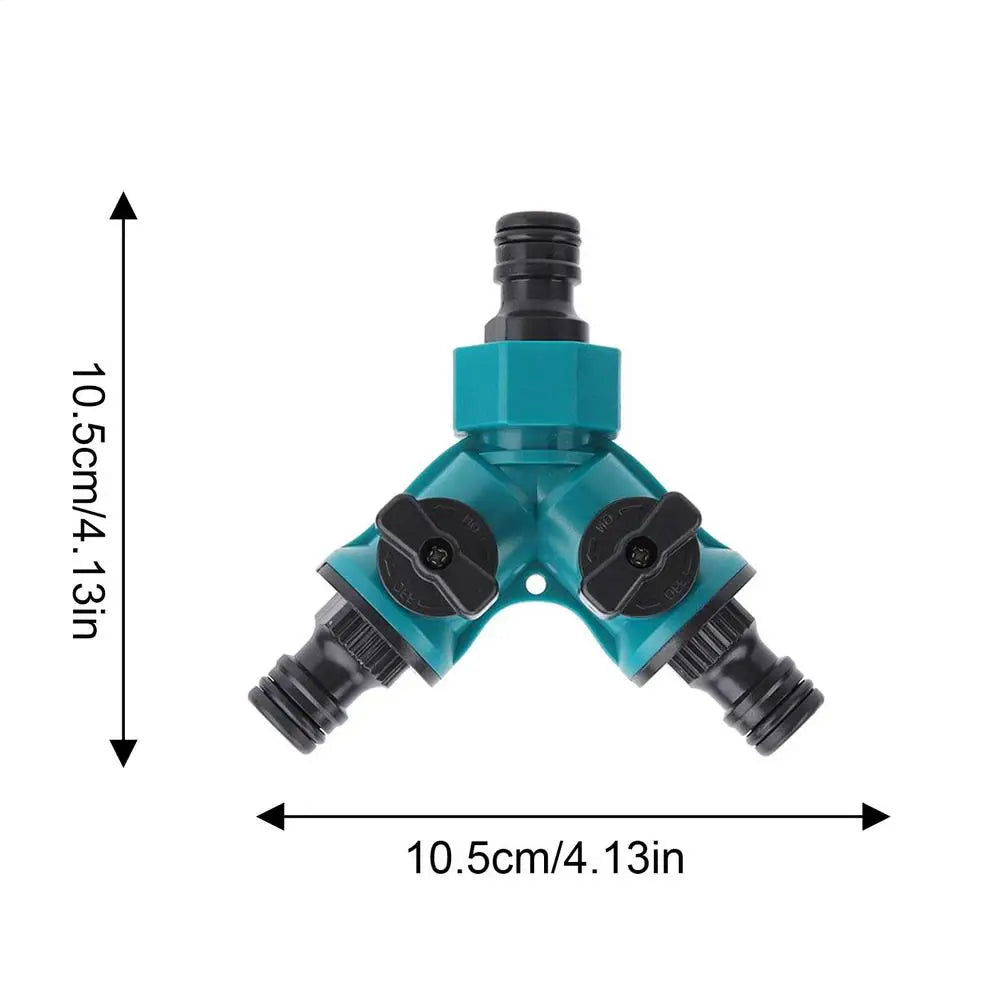 Y-Shape Garden Hose Splitter – 3-Way Water Pipe Connector Hose Splitter Connector Axl Y type