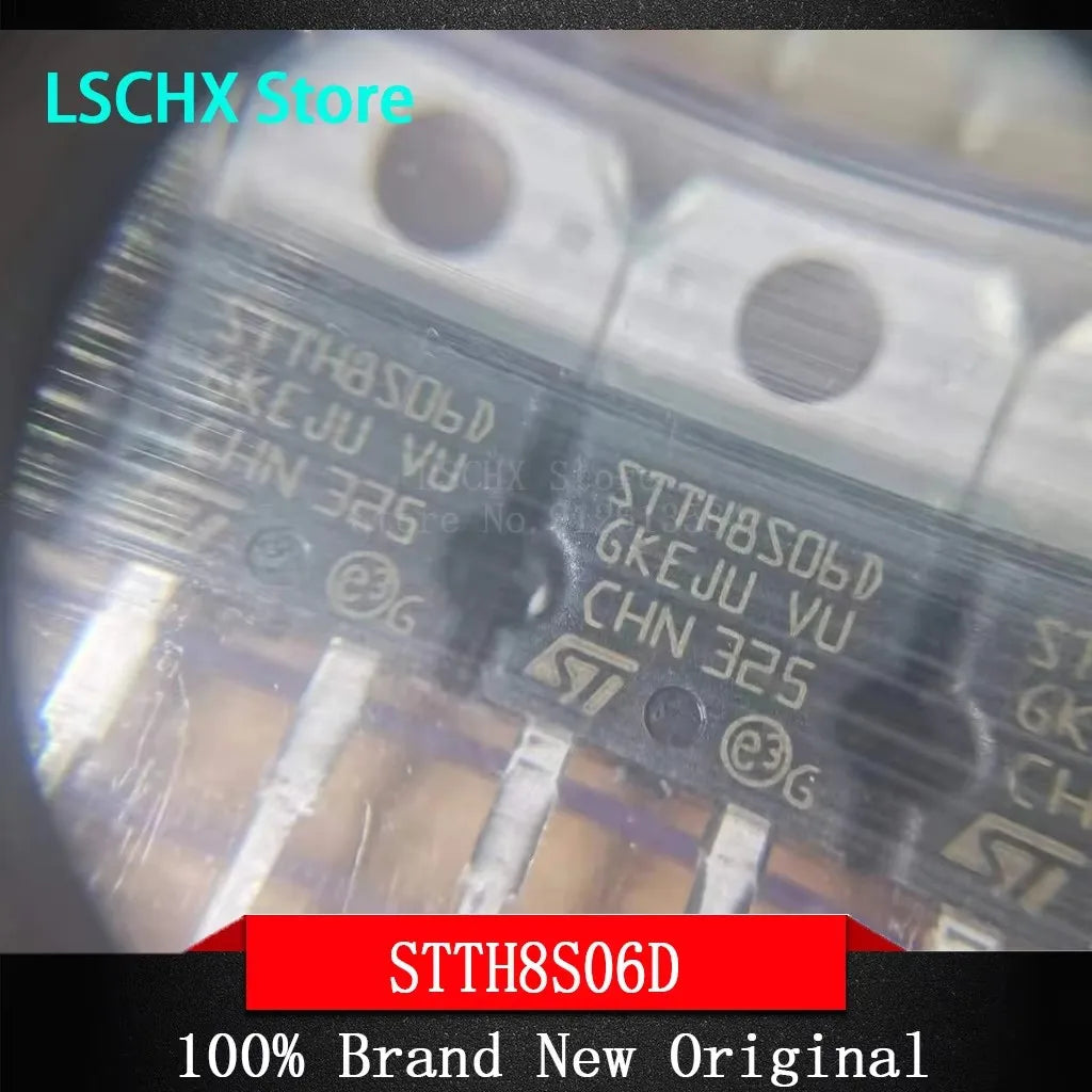 10pcs STTH Series General-Purpose Diode Assortment Pack Diode Assortment Pack Axl STTH8S06D