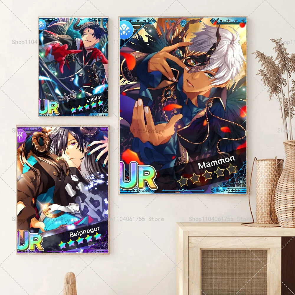 Self-Adhesive Waterproof Wall Poster – Bar & Room Art Sticker Wall Art Poster Axl
