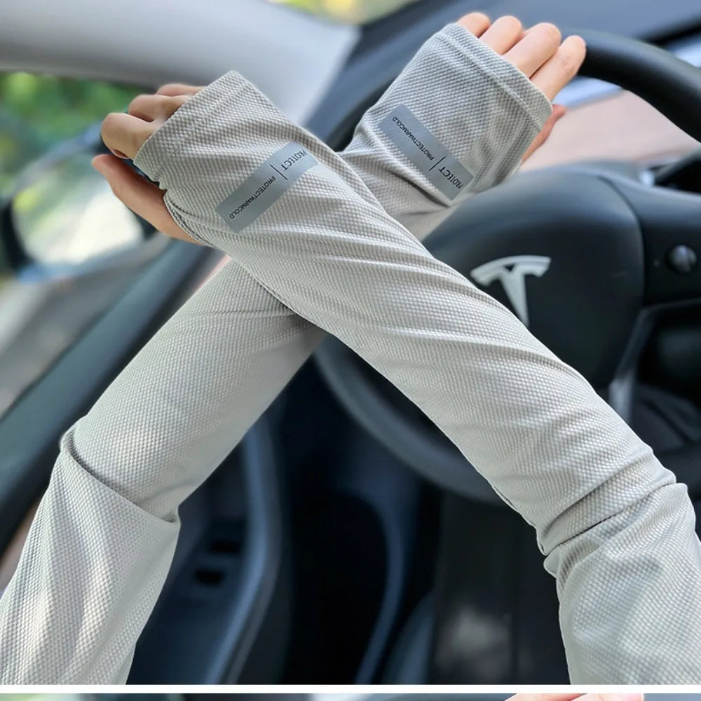 UV Protection Arm Sleeves – Breathable Cooling Unisex UV Arm Sleeves Axl
