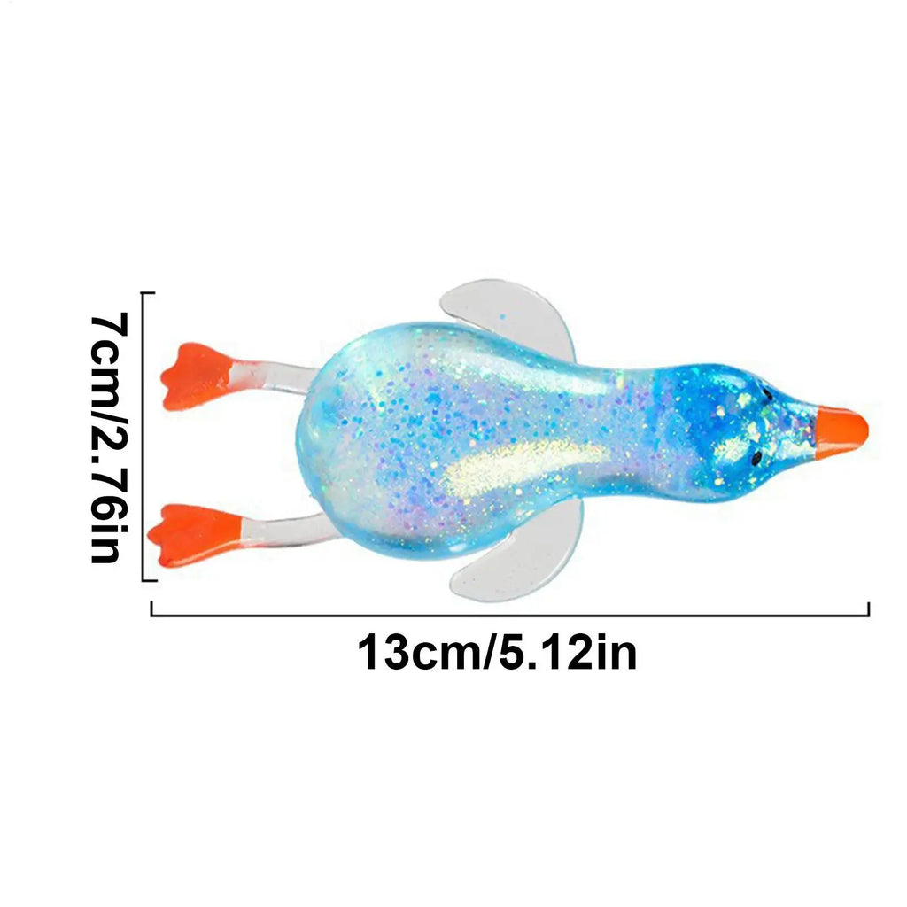Duck Squeeze Toy – Glitter Slow Rising Sensory Fidget for Kids Sensory Fidget Toy Axl