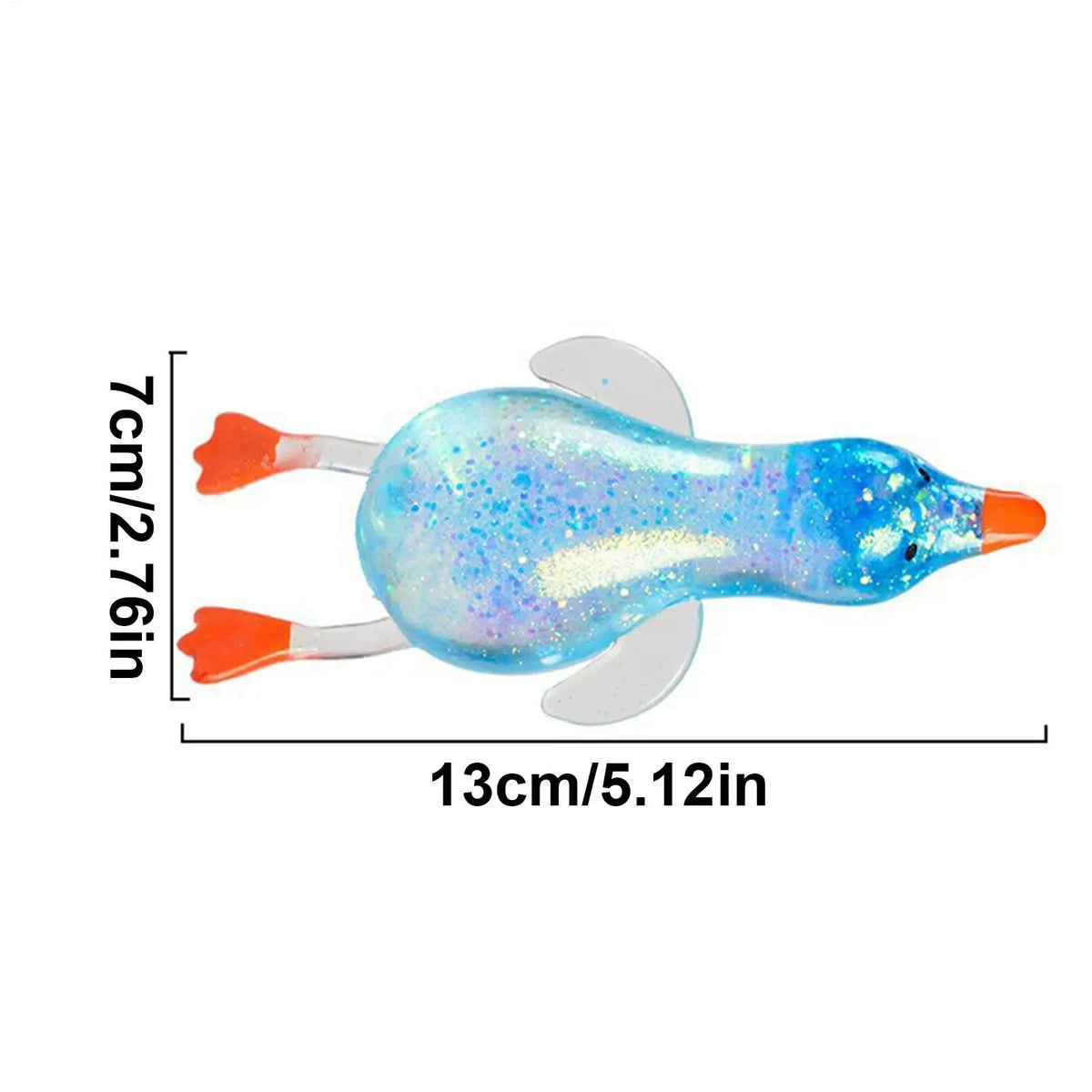 Duck Squeeze Toy – Glitter Slow Rising Sensory Fidget for Kids Sensory Fidget Toy Axl