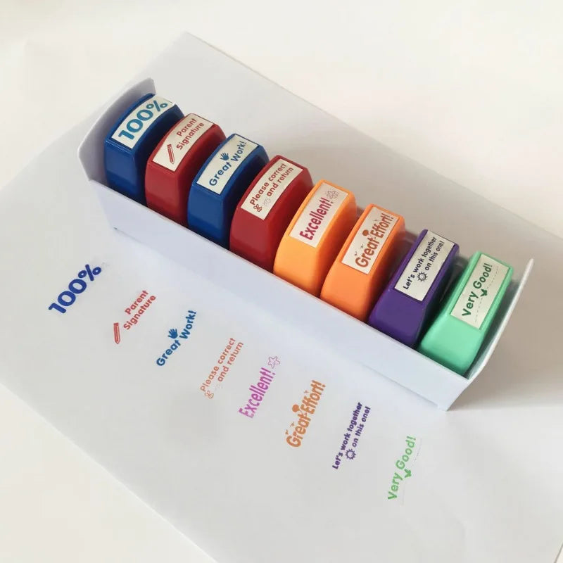Teacher Encouragement Stamp Set – English Comment Stamps Teacher Stamp Set Axl Encourage