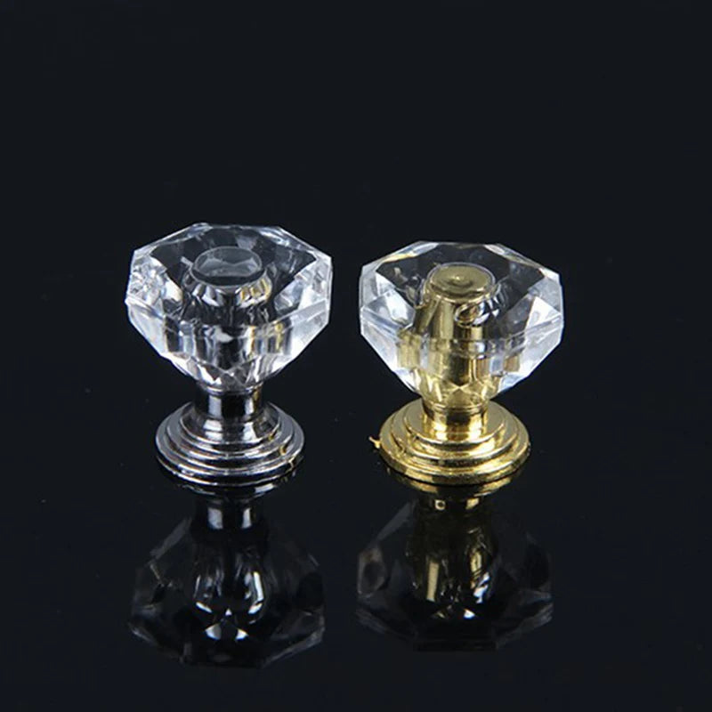 10-Pack Crystal Diamond Cabinet Knobs – Drawer & Door Pulls Cabinet Knobs Axl