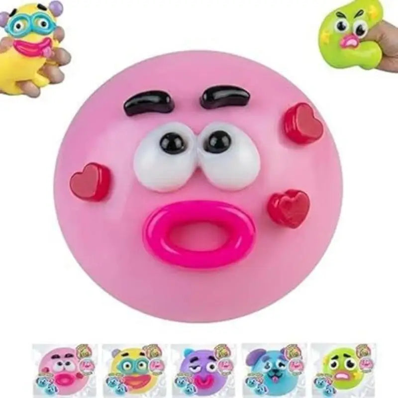Slow Rise Squeeze Toy – Cute Dog Face Smusher Sensory Ball Slow Rise Squeeze Toy Axl A5