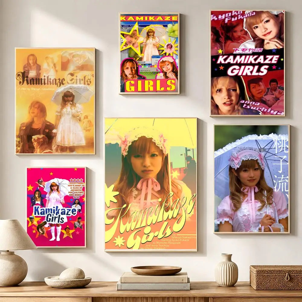 Kamikaze Girls Movie Poster Waterproof PVC Wall Sticker Wall Sticker Poster Axl