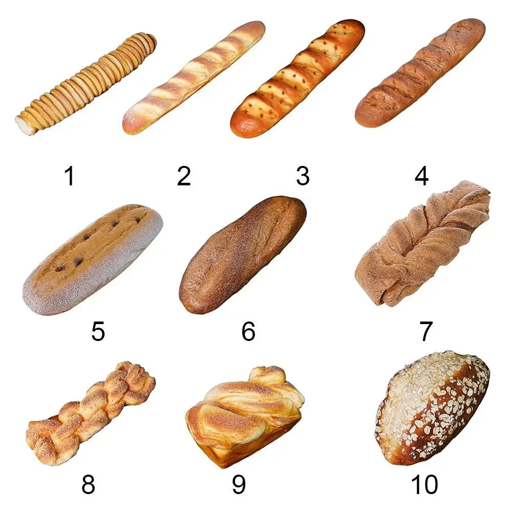 Artificial French Baguette Model – Bakery Decor & Kitchen Prop Decorative Bread Model Axl