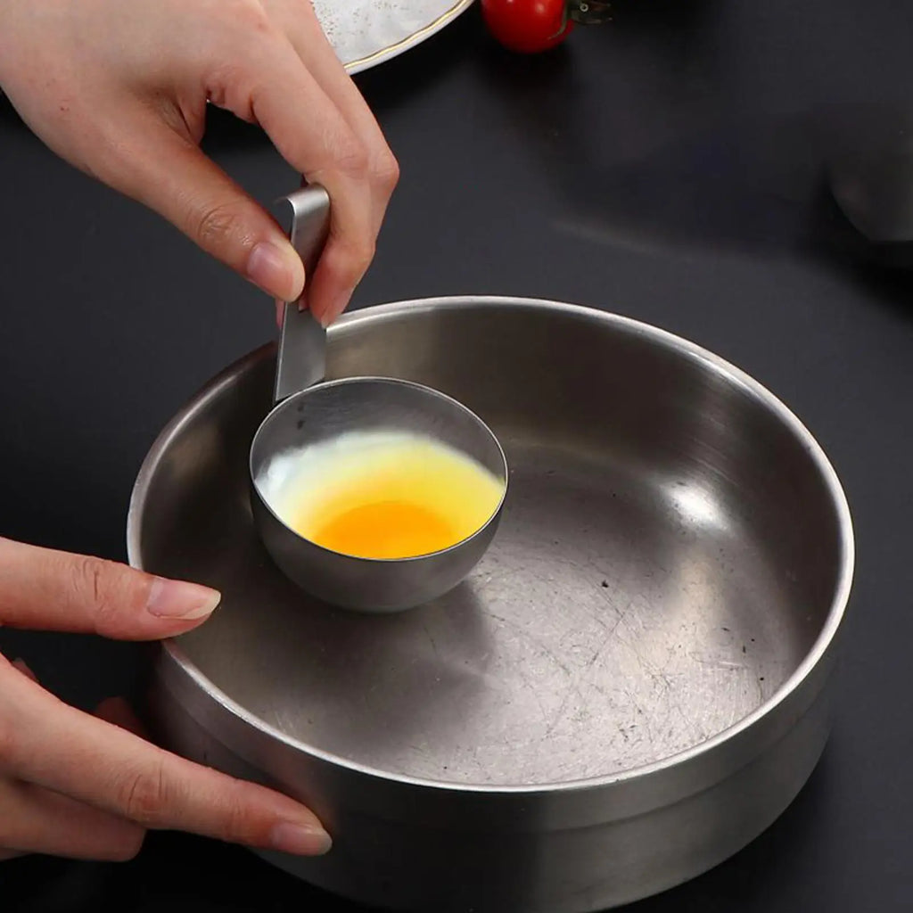 Stainless Steel Egg Poacher – Hangable Egg Boiling Mold Cooker Egg Poacher Mold Axl