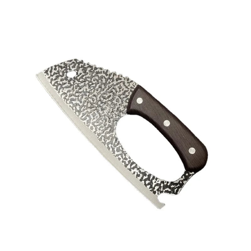 Stainless Steel Chef's Cleaver & Slicing Knife – 21.5cm Kitchen Cleaver Knife Axl Red