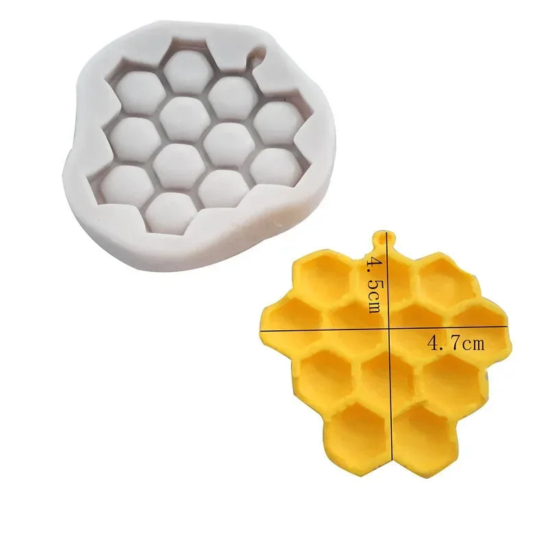 Honeycomb Bee Silicone Mold – Fondant Chocolate Baking Mould Silicone Baking Mold Axl