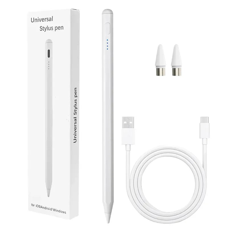Universal Stylus Pen for iPad, Android & Windows – Drawing Capacitive Stylus Pen Axl Zp4-White-01