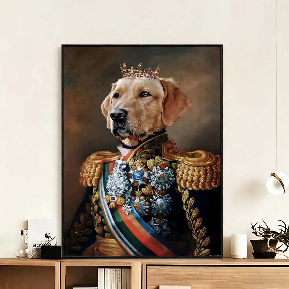 Pet Portrait Poster – HD Waterproof Peel & Stick Wall Art Wall Art Poster Axl