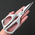 5-Layer Stainless Steel Kitchen Scissors with Lid | Herb Cutter Kitchen Scissors Axl 1pcs M