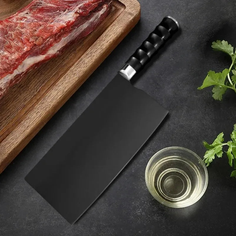 InLeung Stainless Steel Cleaver – Meat & Vegetable Chef Knife Kitchen Cleaver Knife Axl