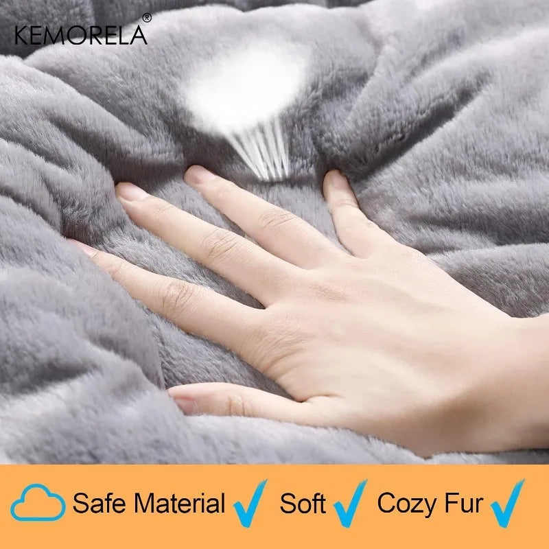 KEMORELA Soft Dog Crate Pad – Washable Anti-Slip Kennel Mat Dog Crate Pad Axl