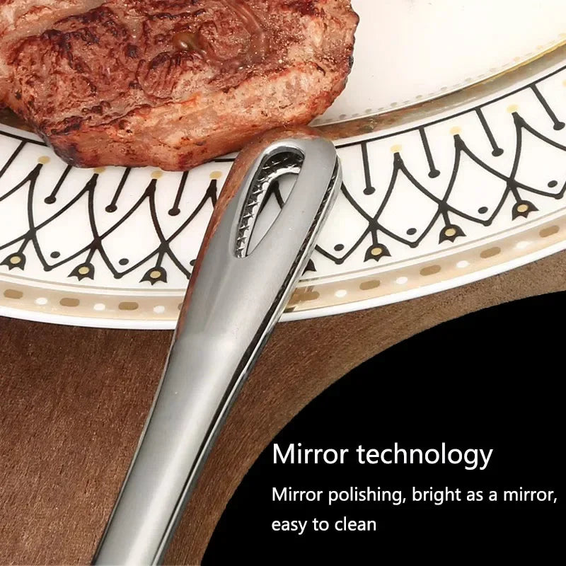 304 Stainless Steel BBQ Tongs | Korean Grill Food Clip BBQ Kitchen Tongs Axl