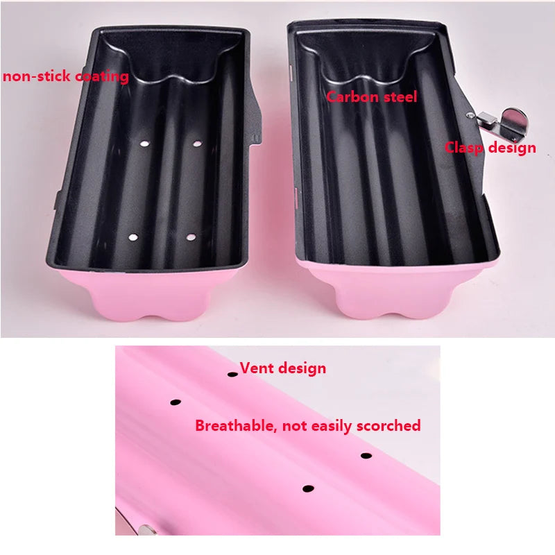 Non-Stick Carbon Steel Bread & Cake Pan | Flower Heart Round Baking Pan Mold Axl