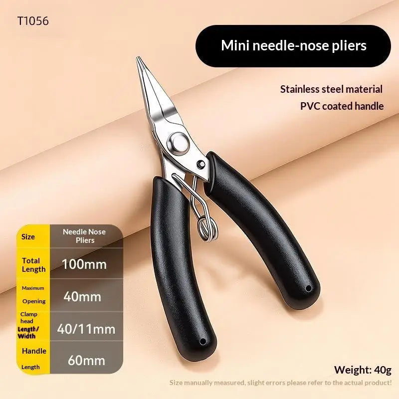 Mini Needle Nose Pliers – Stainless Steel Jewelry Making Tool Mini Jewelry Pliers Axl A1
